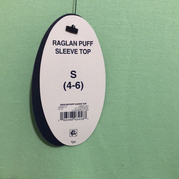 New with tags RAGLAN PUFF TOP. Size ( 4 - 6) Small. - Picture 2 of 6